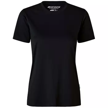 GEYSER Essential interlock dame T-shirt, Sort