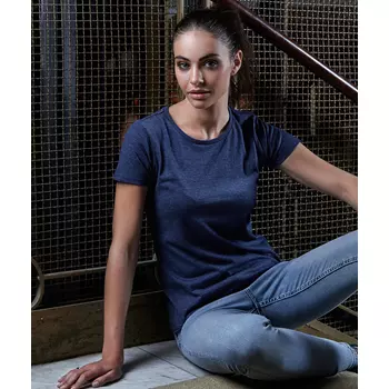 Tee Jays Urban Melange dame T-shirt, Denimblå
