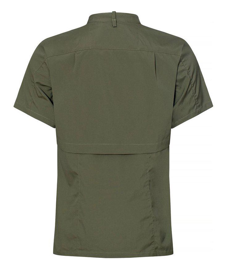 Segers 1006 regular fit kort&auml;rmad kockskjorta, Olivgr&ouml;n, large image number 2