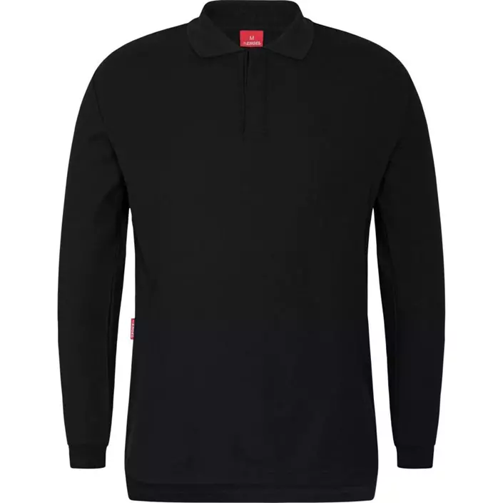Engel Safety+ langærmet polo T-shirt, Sort, large image number 0