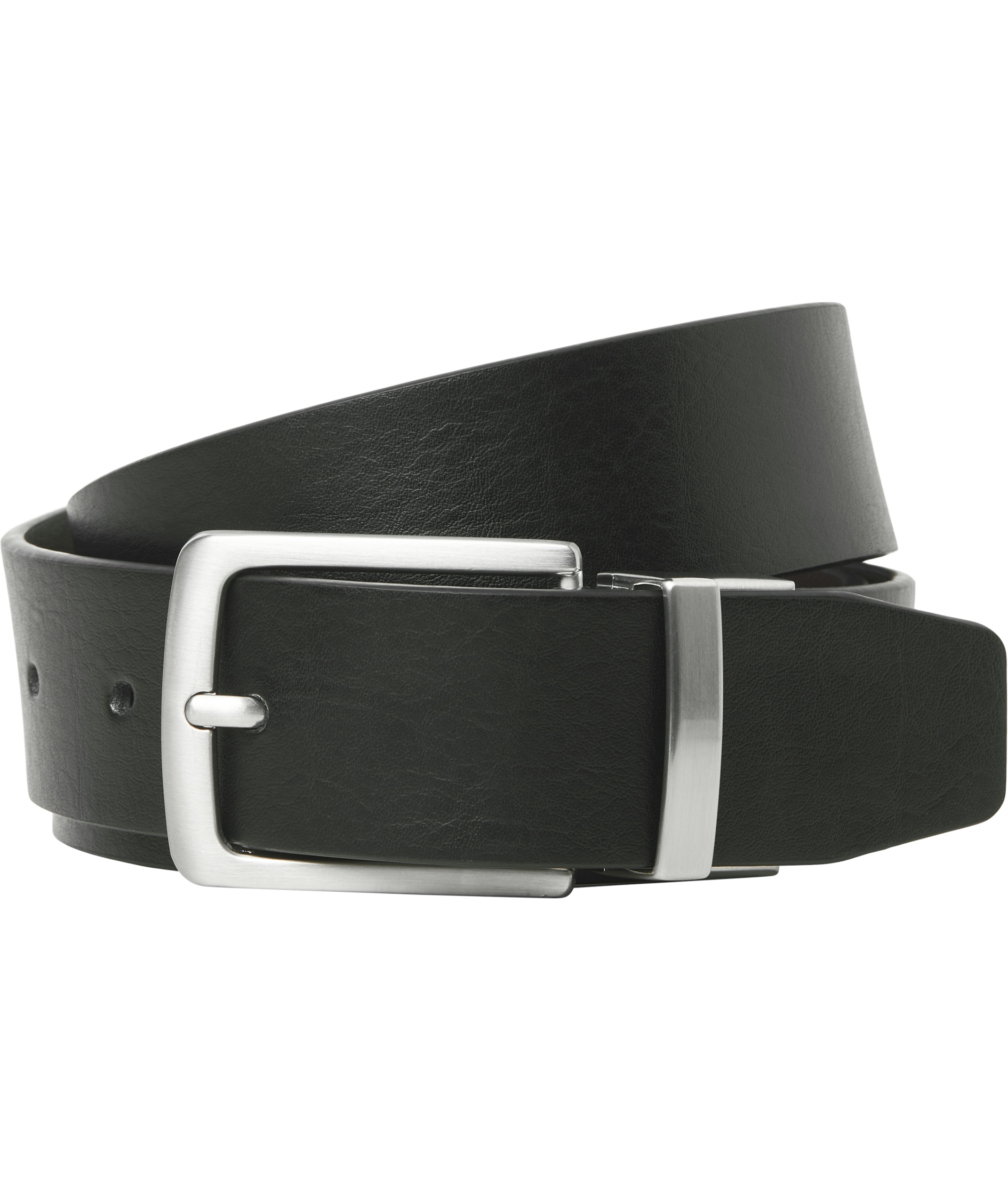 Jack & Jones JACRIO v&auml;ndbar b&auml;lte, Black/Dark Brown