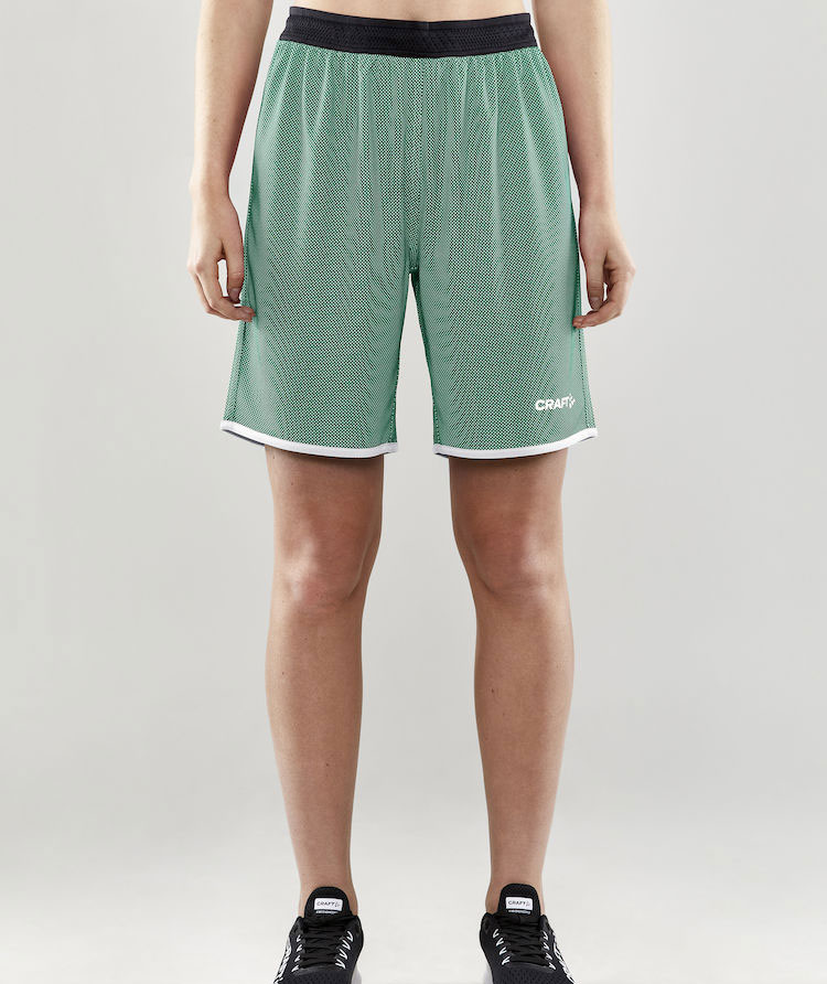 Craft Progress reversible women's shorts, Team green/white