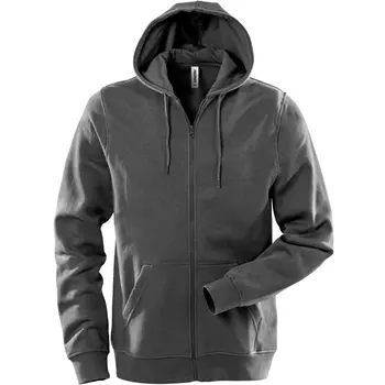 Fristads Acode hoodie with zipper, Dark Grey