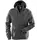 Fristads Acode hoodie with zipper, Dark Grey, Dark Grey, swatch