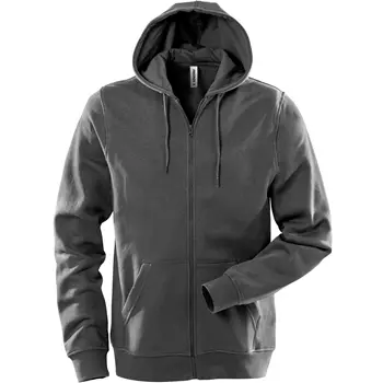 Fristads Acode hoodie with zipper, Dark Grey