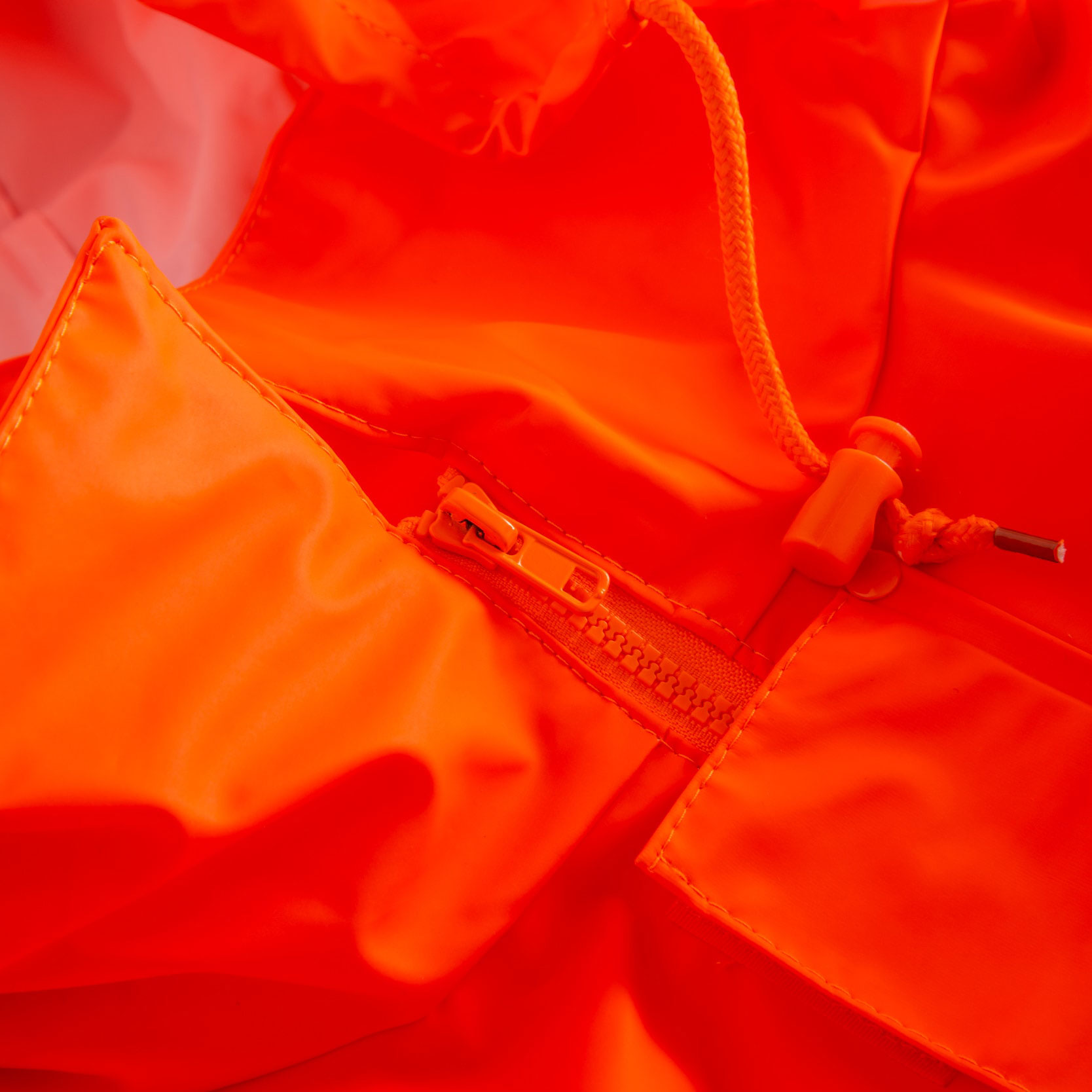 Lyngs&oslash;e Multinorm PU vinterjakke, Hi-vis Orange, large image number 2