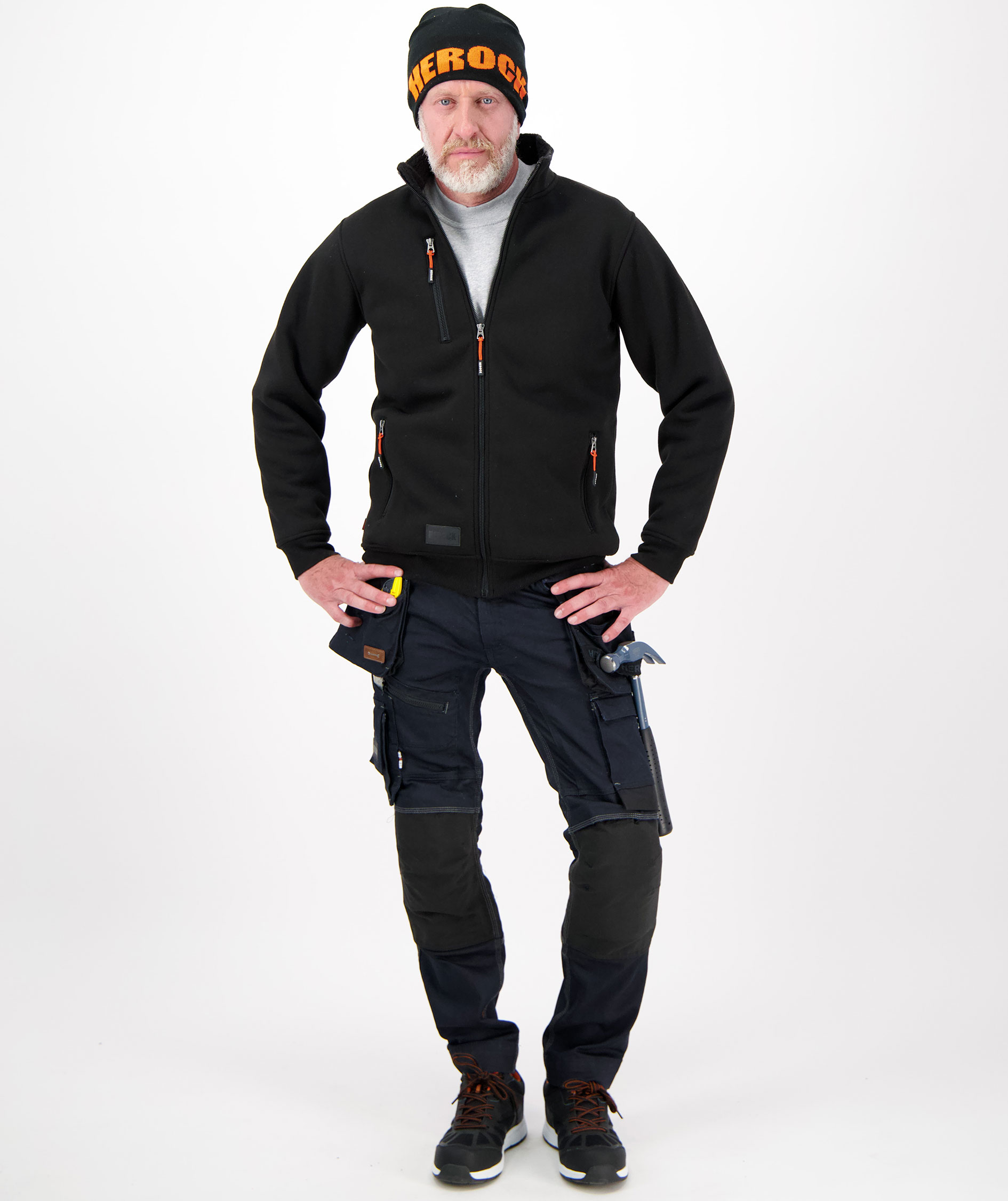 HEROCK Otar cardigan, Black, large image number 1