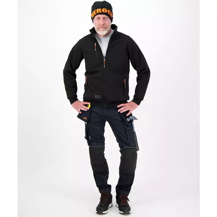 HEROCK Otar cardigan, Black, large image number 1