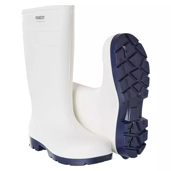 Mascot Cover PU safety rubber boots S4, White, large image number 0