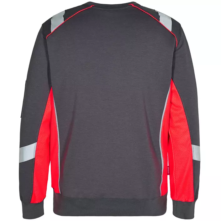 Engel Cargo Sweatshirt, Grau/Rot, large image number 1