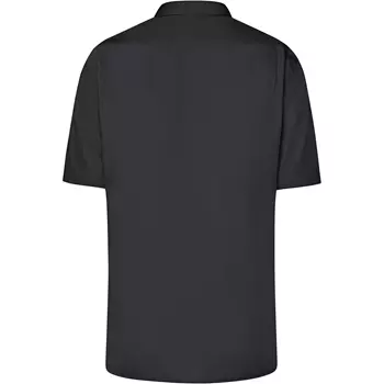 James & Nicholson modern fit short-sleeved shirt, Black