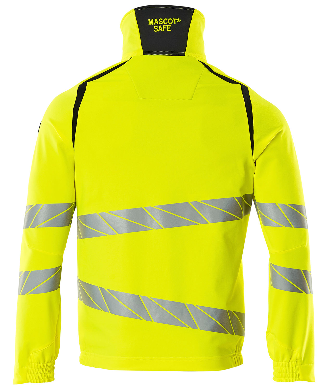 Mascot Accelerate Safe jacket full stretch, Hi-Vis Yellow/Dark Marine, large image number 1