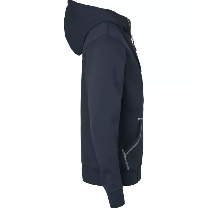 Top Swede hoodie with zipper 0302, Navy, large image number 2