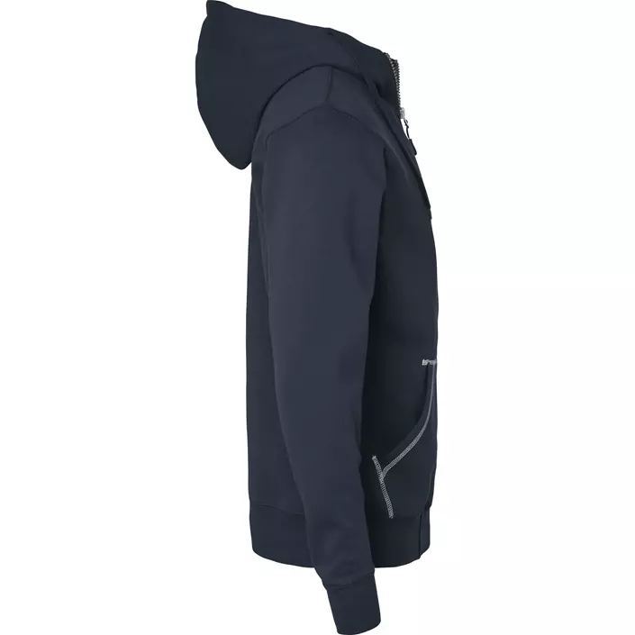 Top Swede hoodie with zipper 0302, Navy, large image number 2
