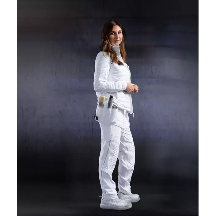 Mascot Customized diamond fit dame arbejdsbukser full stretch, Hvid, large image number 5