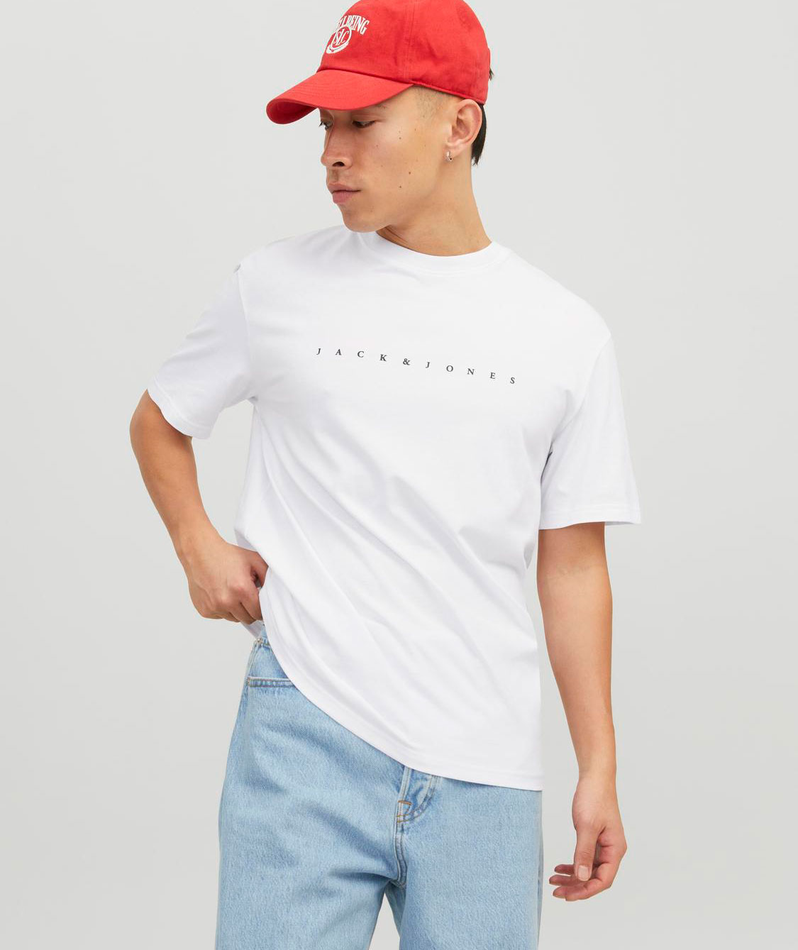 Jack & Jones JJESTAR T-shirt, White, large image number 5