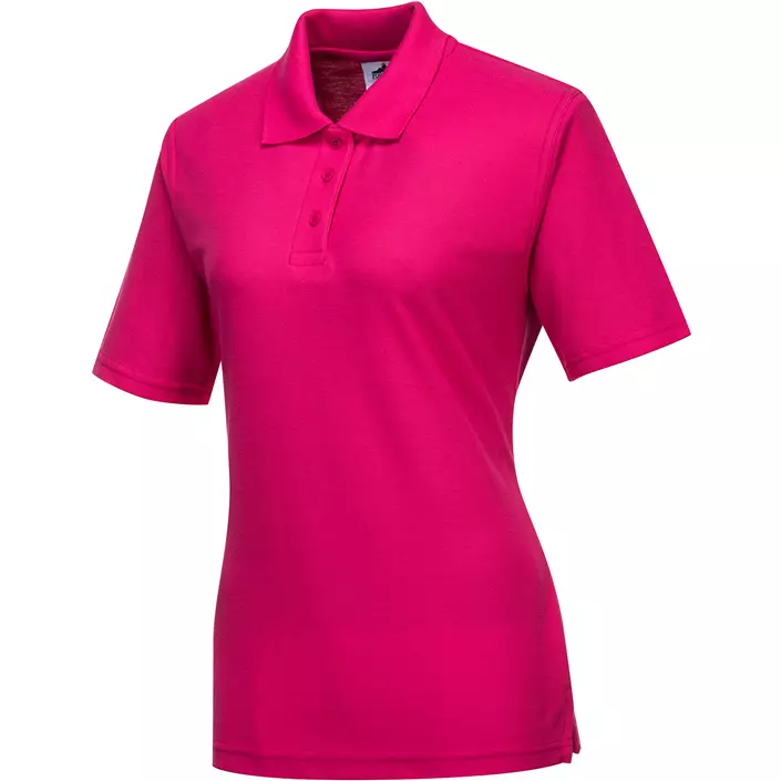 Portwest Napels dame polo T-shirt, Pink, large image number 0