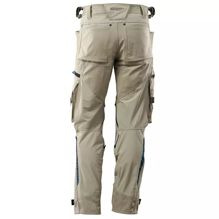 Mascot Advanced arbejdsbukser Full stretch, Lys Khaki, large image number 2
