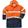 Fristads raincoat 4634, Hi-vis Orange/Marine, Hi-vis Orange/Marine, swatch