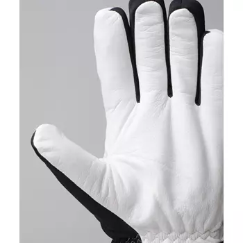 Tegera 595 Winter Lederhandschuhe, Schwarz/Weiß
