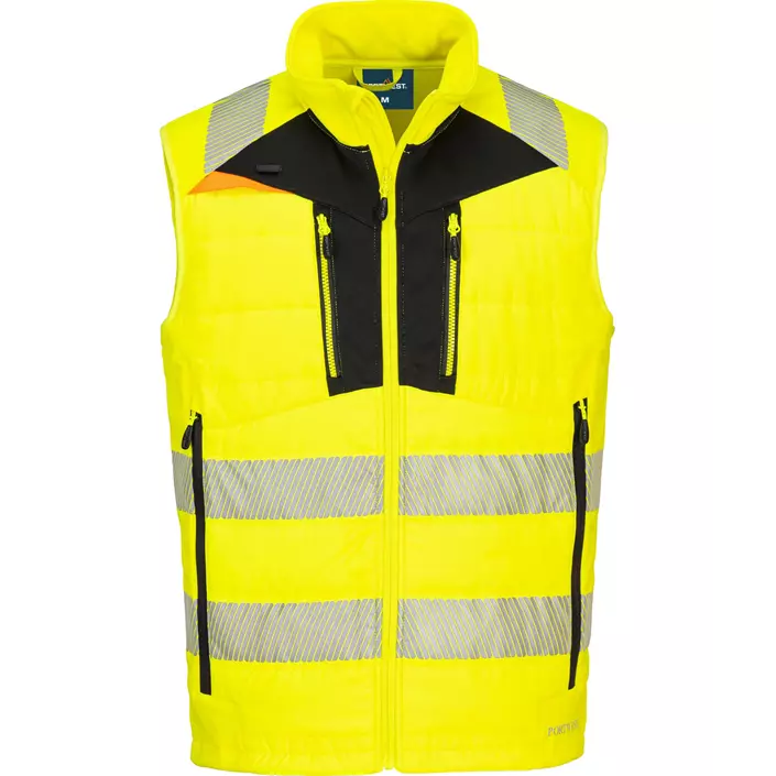 Portwest DX4 softshell vest, Hi-vis Yellow/Black, large image number 0