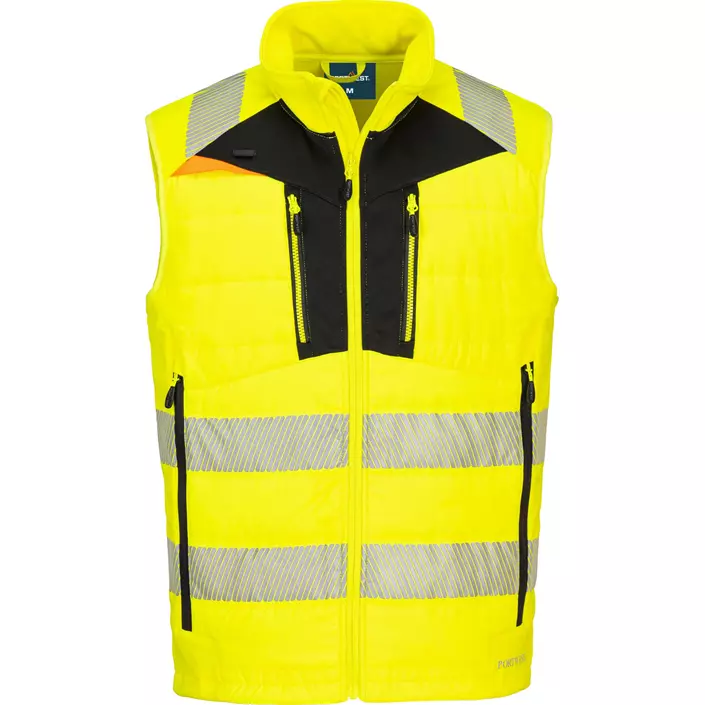 Portwest DX4 softshell vest, Hi-vis Yellow/Black, large image number 0