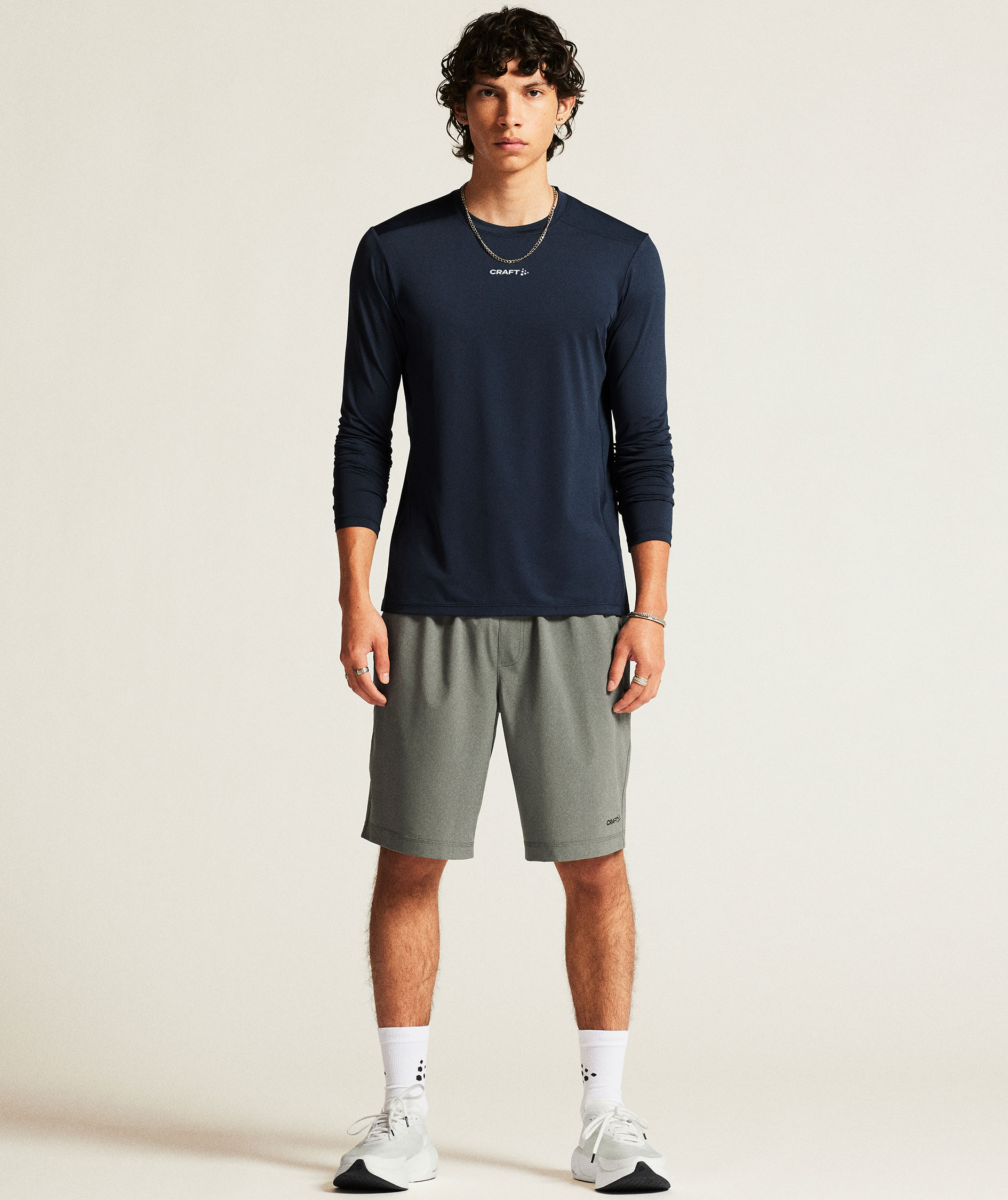 Craft ADV Essence long-sleeved T-shirt, Blaze, large image number 9