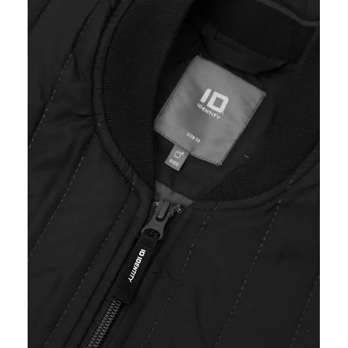 ID quilted thermal jacket, Black, large image number 4