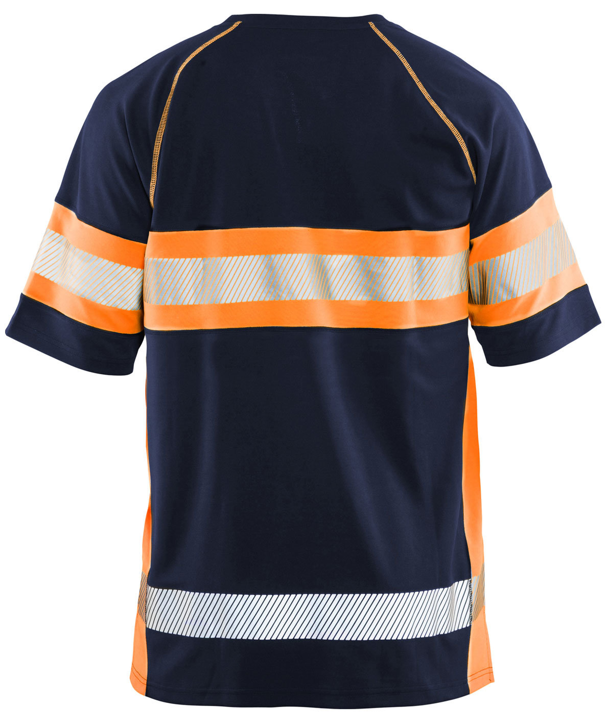 Bl&aring;kl&auml;der T-shirt, Marine/Hi-Vis Orange, large image number 1