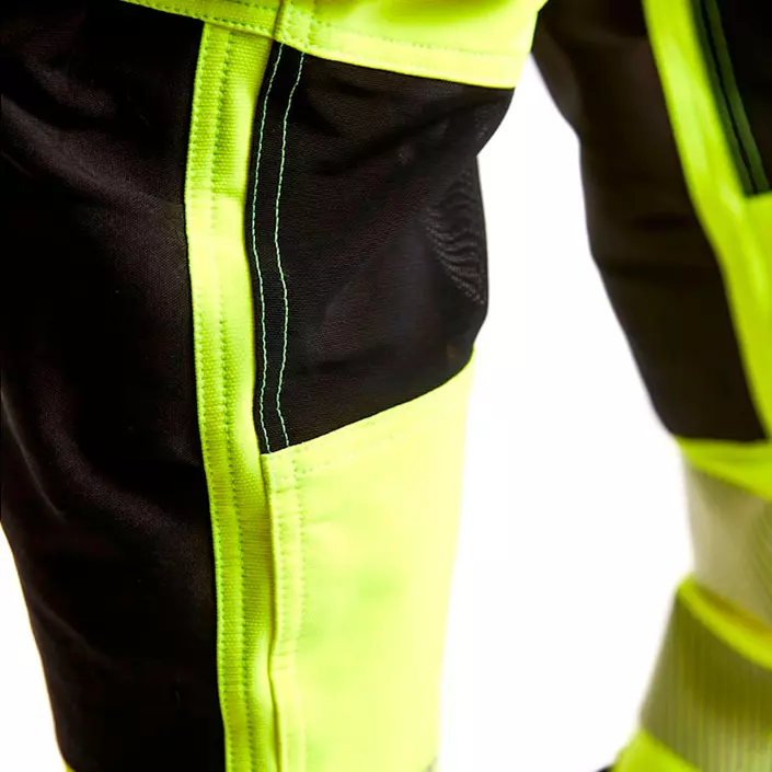 Blåkläder håndværkerbukser full stretch, Hi-vis Gul/Sort, large image number 6