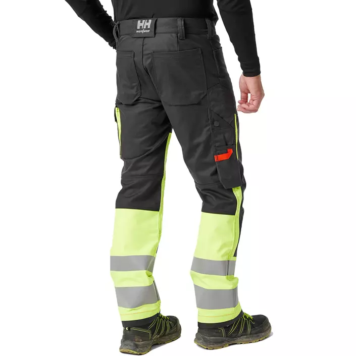 Helly Hansen Alna 2.0 work trousers, Hi-vis yellow/charcoal, large image number 3
