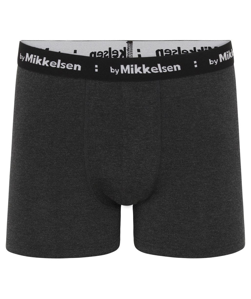by Mikkelsen Bambus Boxershorts, Anthrazitgrau Melange, Anthrazitgrau Melange, swatch
