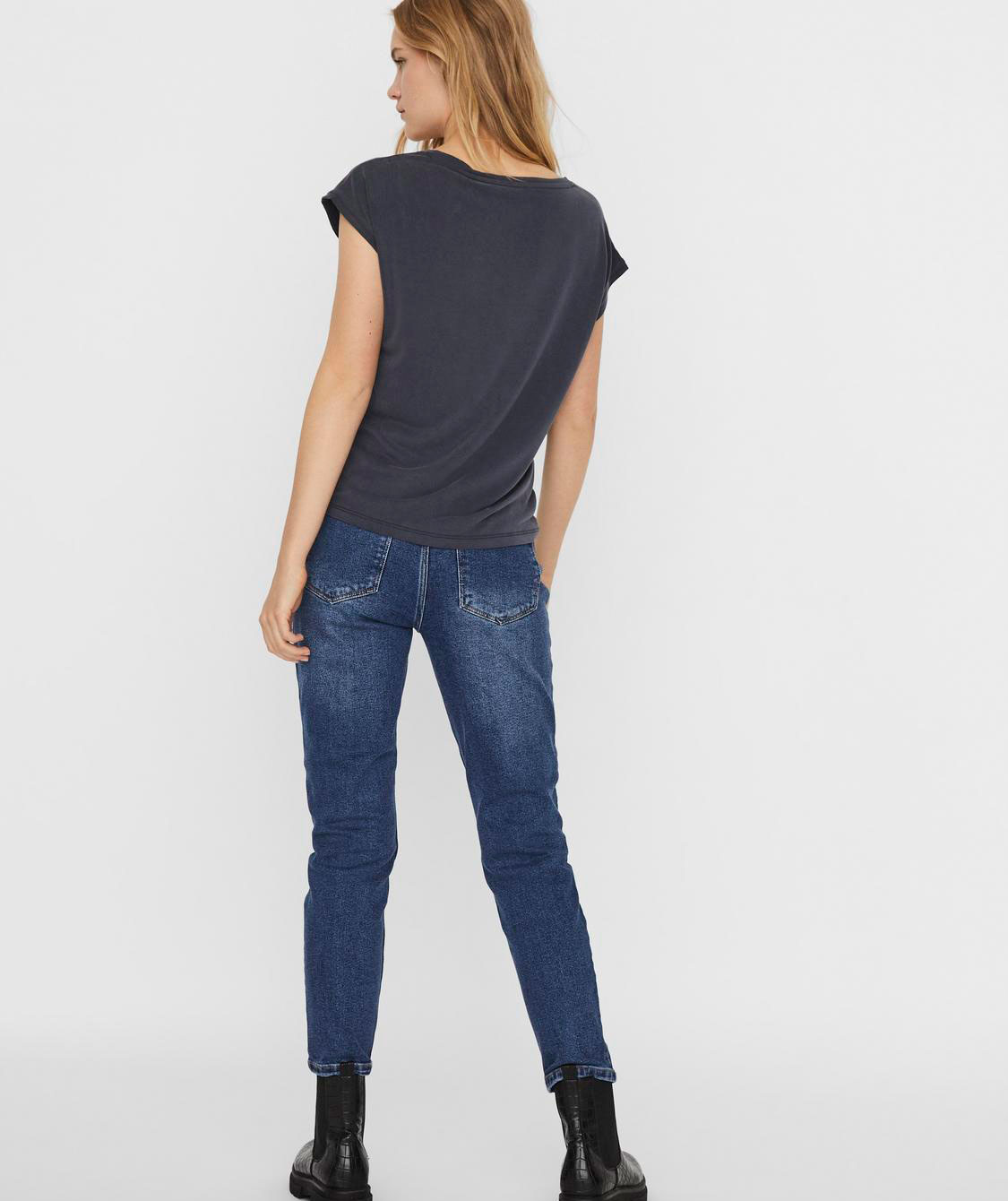 Vero Moda VMFILLI women's T-shirt, Ombre Blue, large image number 2