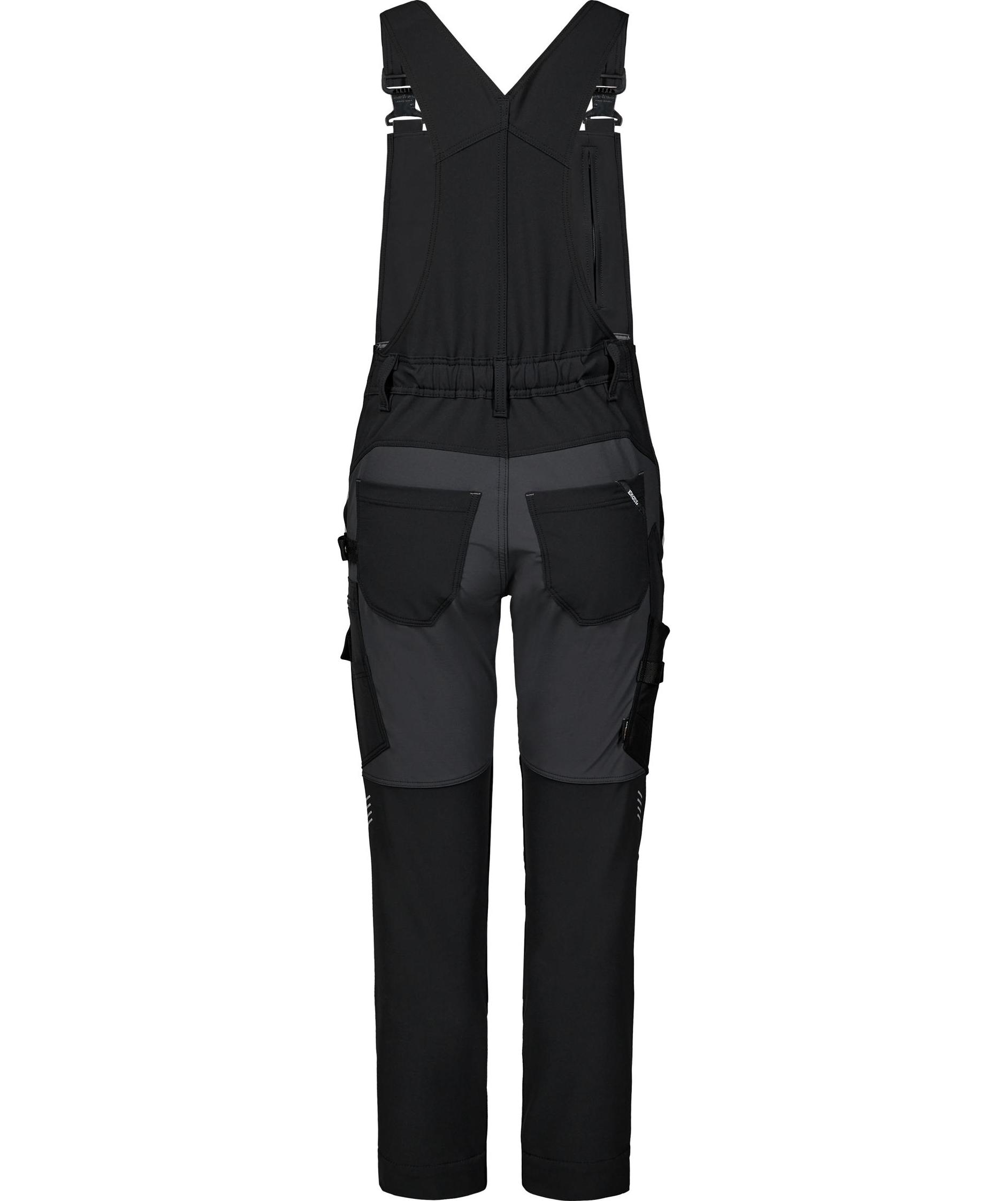 Engel Entire women's bib and brace  full stretch, Black/Anthracite Grey, large image number 3