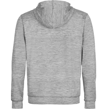 Pitch Stone Cooldry hoodie med glidelås, Grey melange