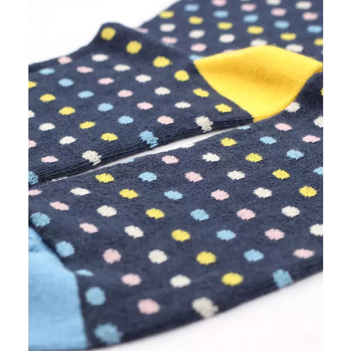 Democratique Originals Polkadot socks, Navy/Yellow, Navy/Yellow, large image number 2