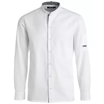 Kentaur modern fit chefs shirt/server shirt, White
