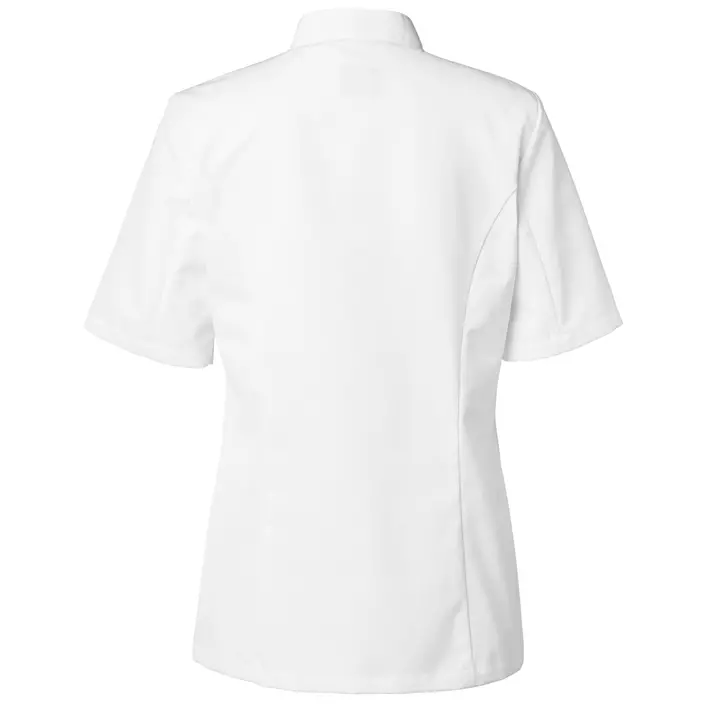 Segers women's short sleeved chefs jacket, White, large image number 2