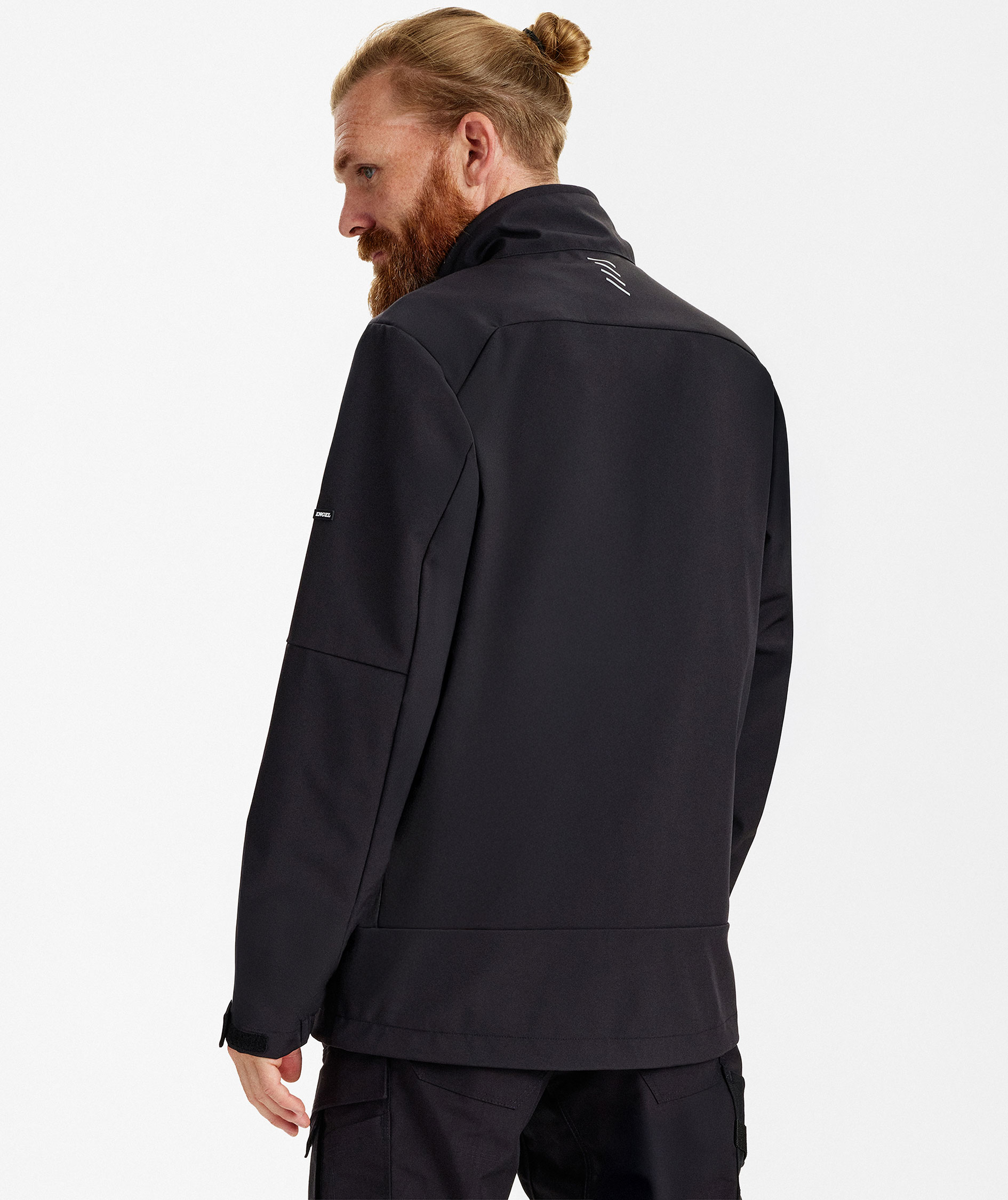 Engel Entire softshell jacket, Black, large image number 4