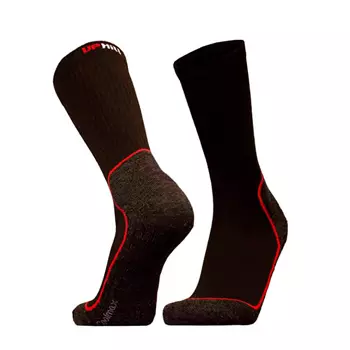 UphillSport Kevo trekking socks with merino wool, Black/Red