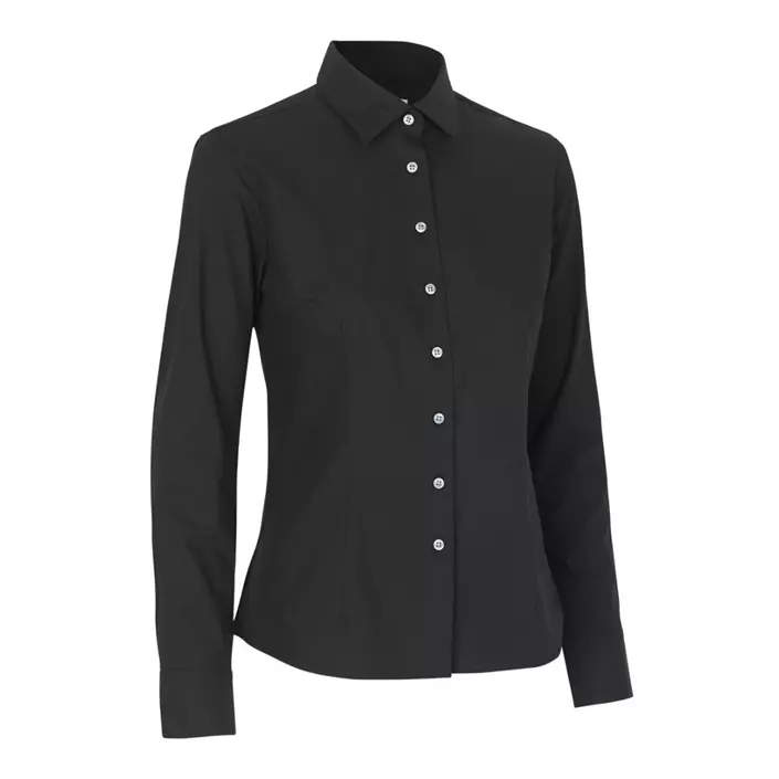 Seven Seas hybrid Modern fit women's shirt, Black, large image number 0