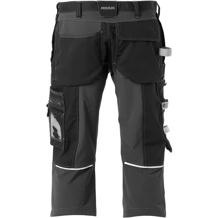 Fristads Gen Y craftsman knee pants 2531 full stretch, Black, large image number 1