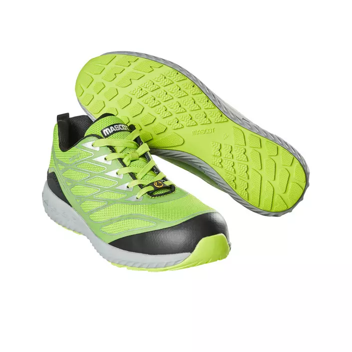 Mascot Move safety shoes S1P, Lime green/silver, large image number 0
