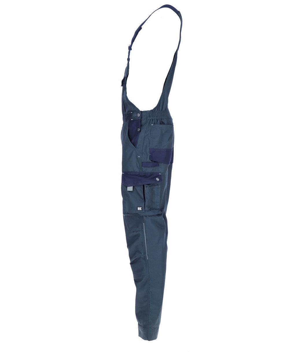 Kramp Original bib and braces, Green/Marine, large image number 1