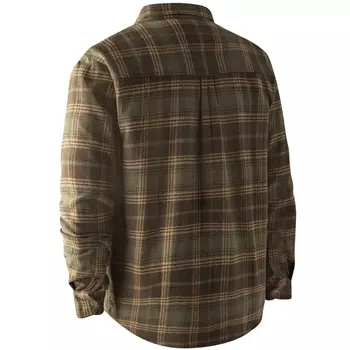 Deerhunter Noah flannel overshirt, Green Check