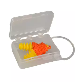 OX-ON Comfort recyclable earplugs with cord, Yellow/Orange