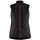 Blåkläder Unite women's softshell vest, Black/Red, Black/Red, swatch