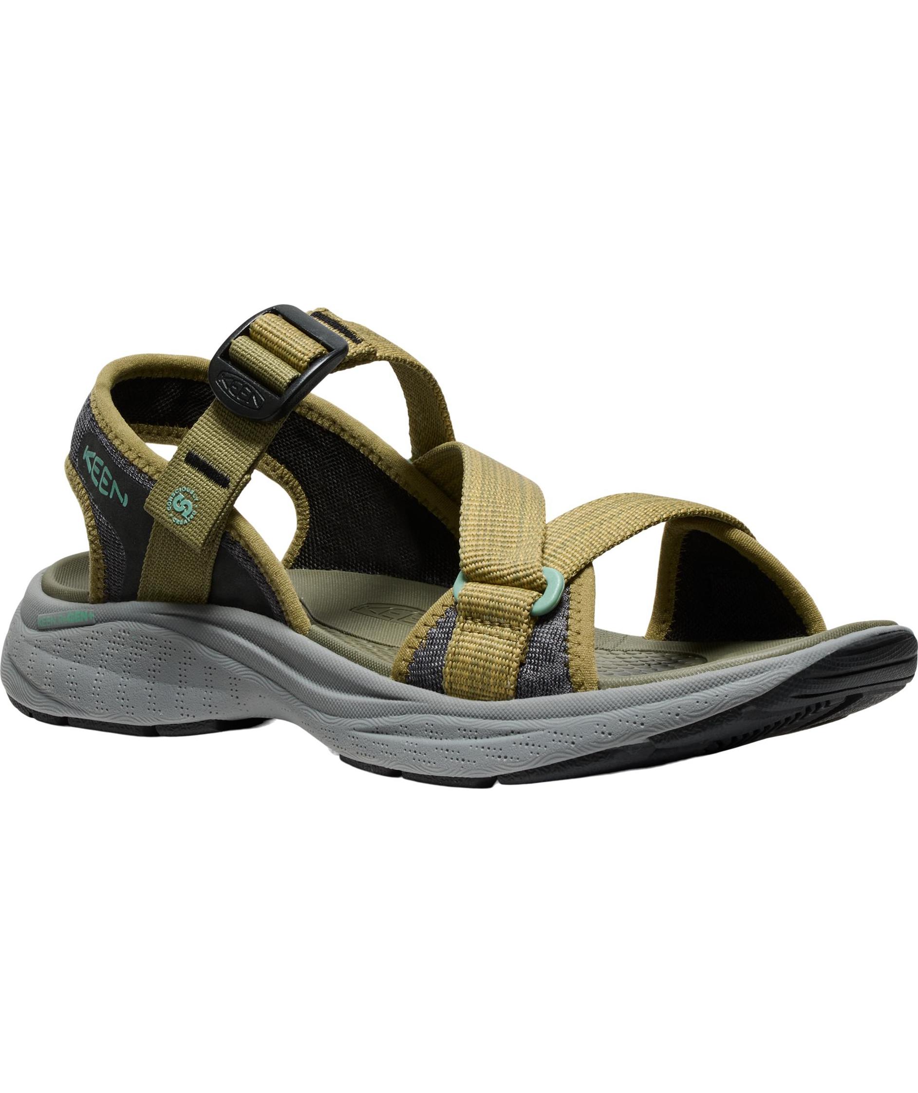 Keen Leiki OT women's sandals, Martini olive/granite green, large image number 2