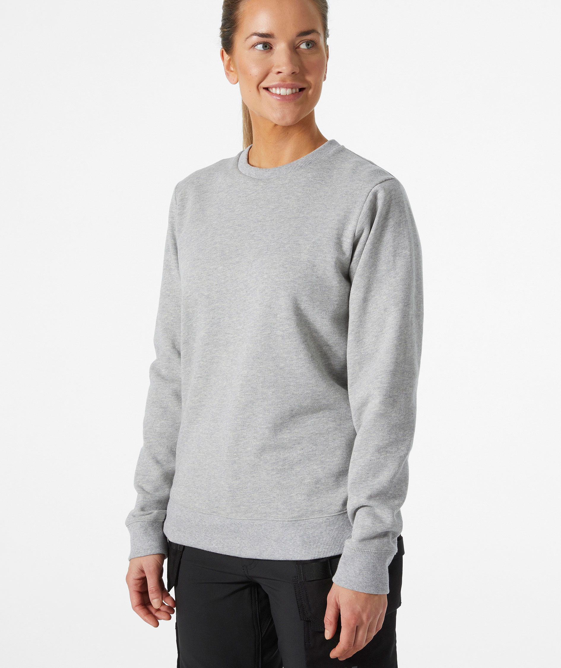 Helly Hansen Classic dame sweatshirt, Grey melange , large image number 1