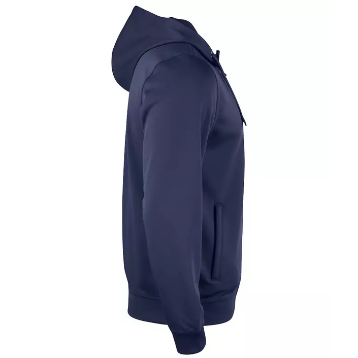 Clique Basis Active hoodie with full zipper, Dark Marine Blue, large image number 2